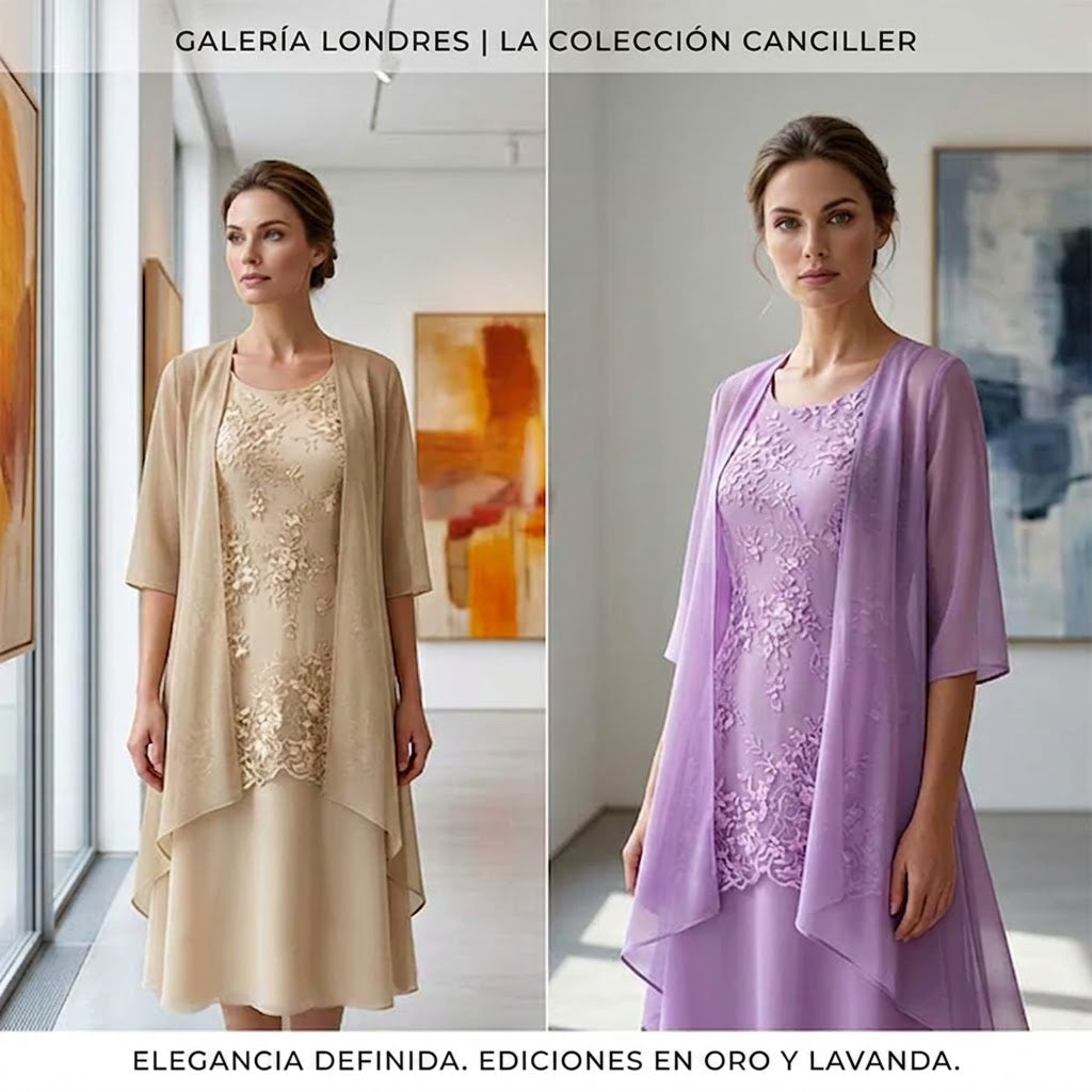 Julia - Conjunto elegante de vestido y chaqueta