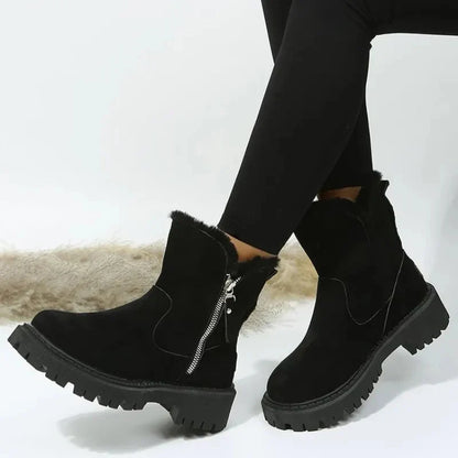 Aina - Botines de invierno cálidos y de confort diario