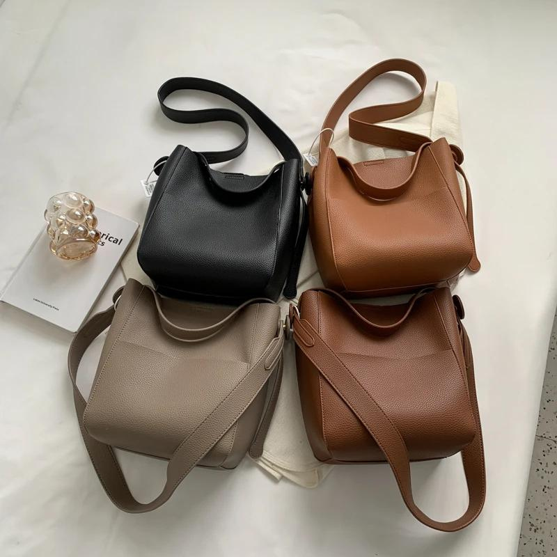 CAMILLE - Bolso Bandolera Grande de Cuero suave granulado - CARMEN VELVET
