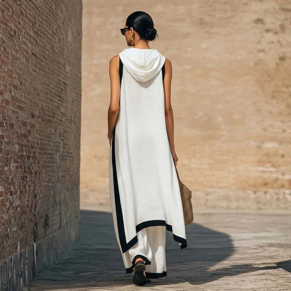 Amaya - Conjunto elegante efecto lino