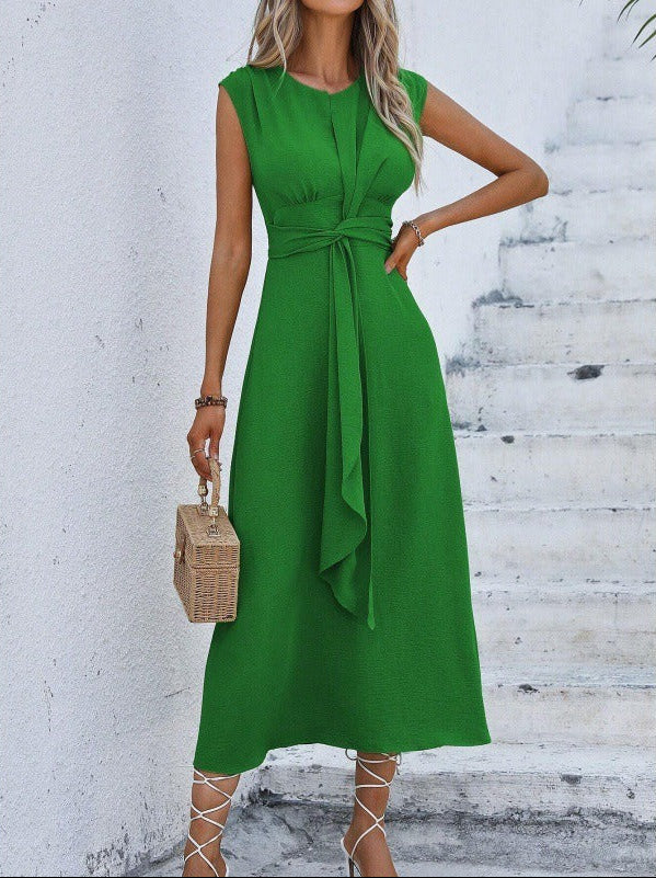 Briela - Vestido elegante sin mangas con cintura ajustable