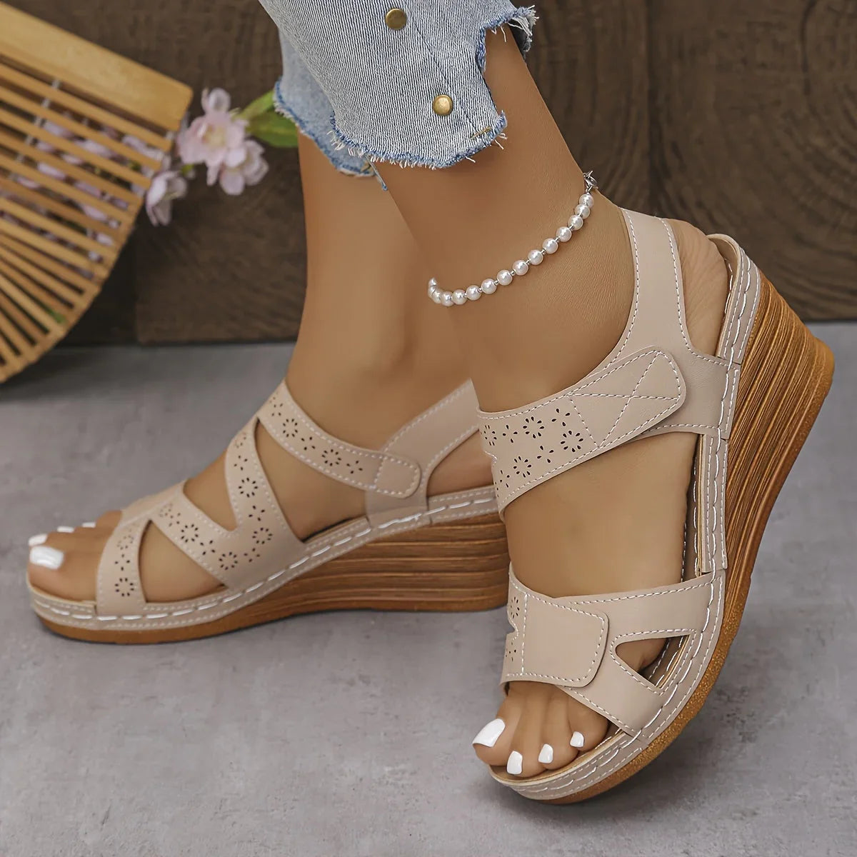 Valeria - Sandalias ergonómicas de confort