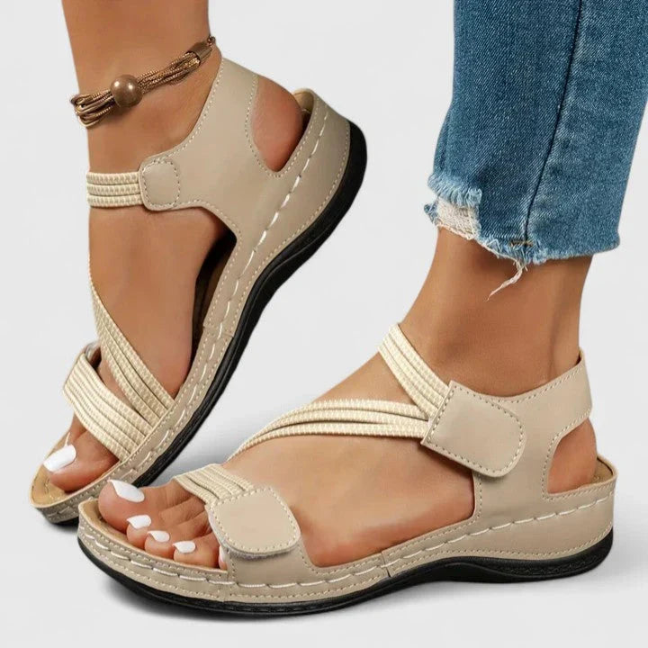 Mara - Sandalias de confort ergonómico Elegantes