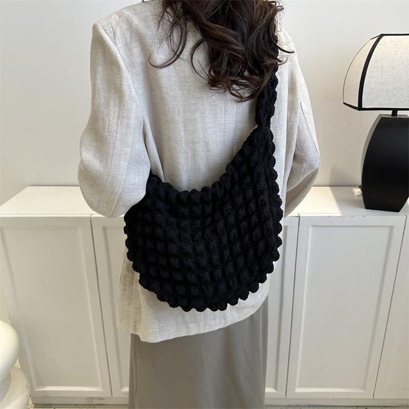 POUF - Bolso en cuadros con bandolera - CARMEN VELVET