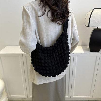 POUF - Bolso en cuadros con bandolera - CARMEN VELVET
