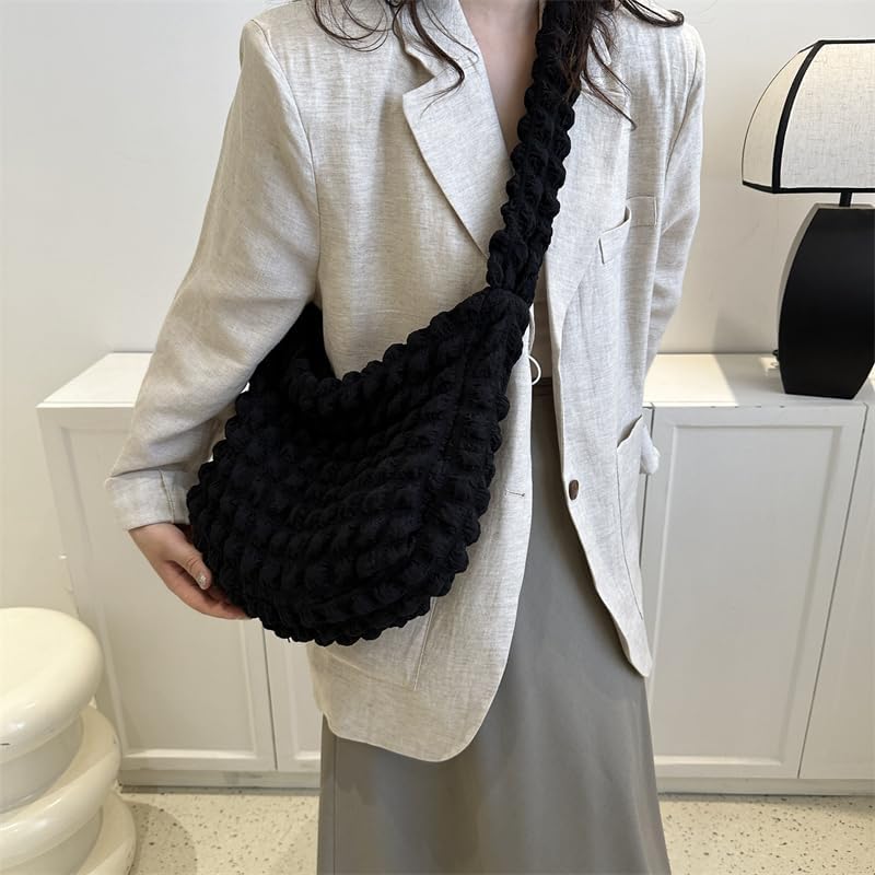 POUF - Bolso en cuadros con bandolera - CARMEN VELVET