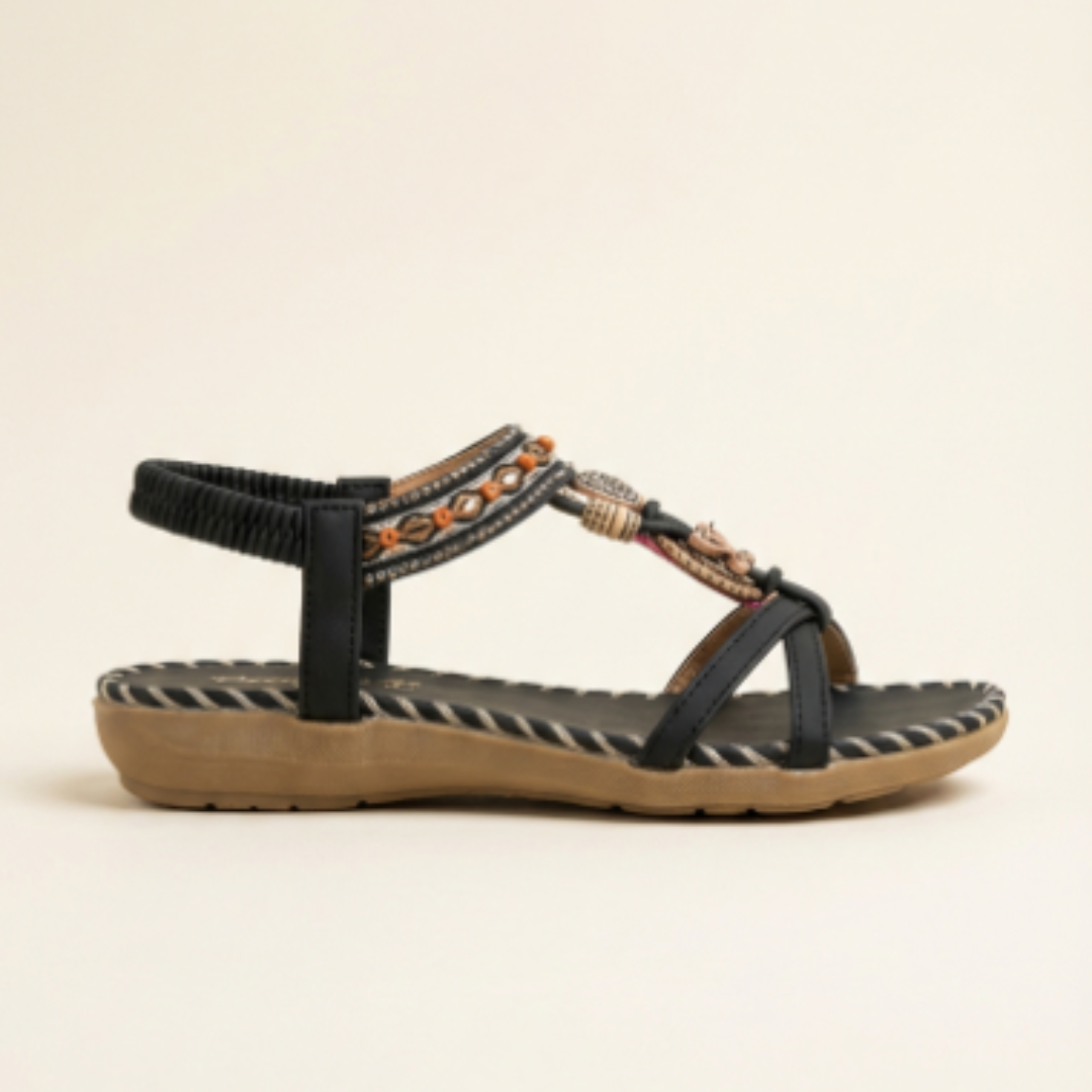 Serena - Sandalias gladiadoras adornadas
