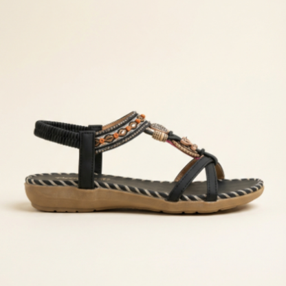 Serena - Sandalias gladiadoras adornadas
