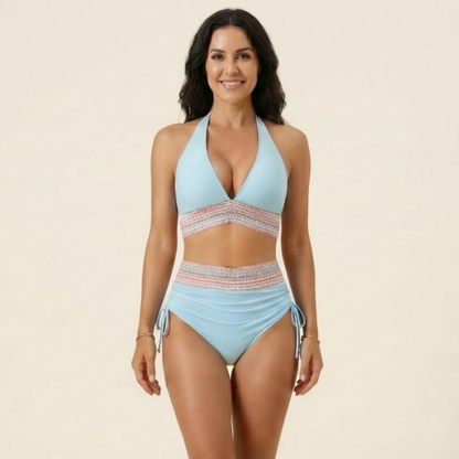 Leonor - Bikini de tiro alto con Banda Moldeadora