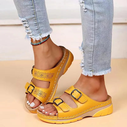 Alma - Sandalias de confort ergonómico de alivio