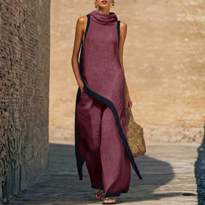 Amaya - Conjunto elegante efecto lino