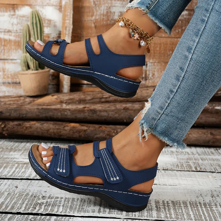 Mar - Sandalias de confort ergonómico con suela cómoda