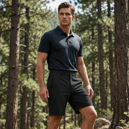 Nico - Pantalones cortos de golf elásticos