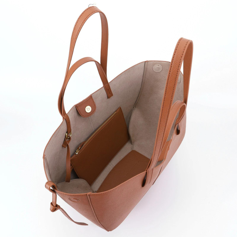 ÉLOISE - Bolso Tote Grande de Cuero granulado - CARMEN VELVET