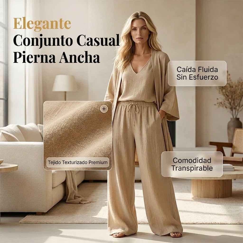 Daniela - Conjunto elegante de tres piezas