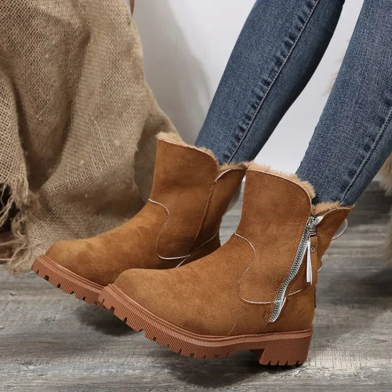 Aina - Botines de invierno cálidos y de confort diario