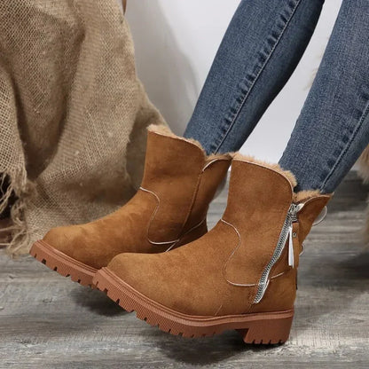 Aina - Botines de invierno cálidos y de confort diario