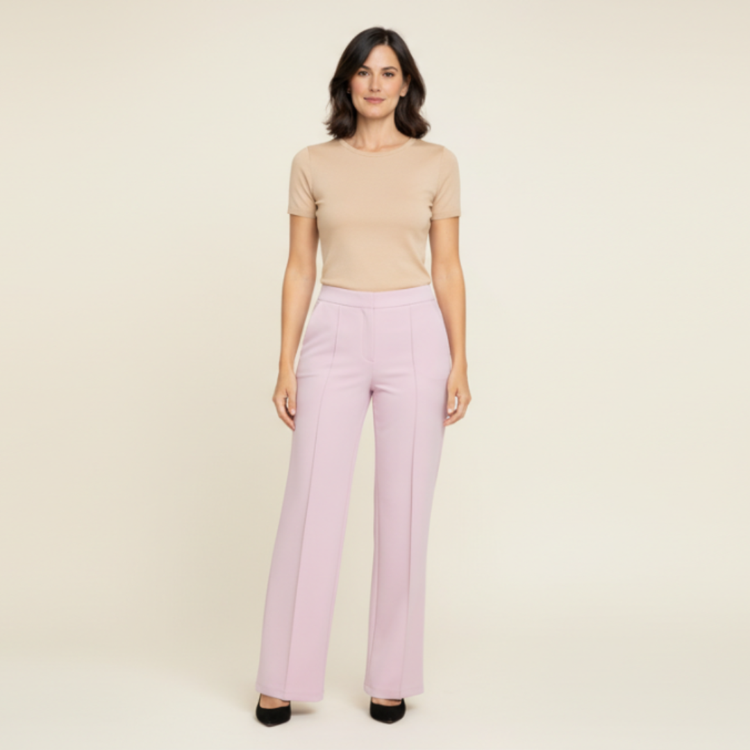 María - Pantalón recto de corte amplio