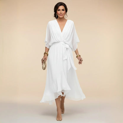 Aitana - Vestido con escote de pico
