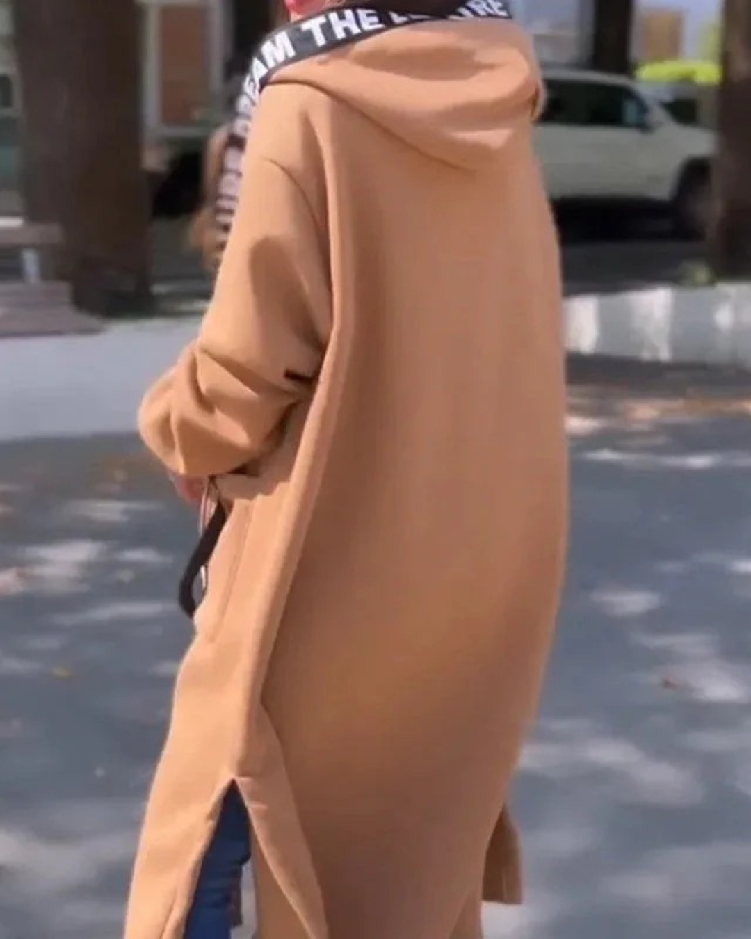 Aurora - Chaqueta larga con capucha