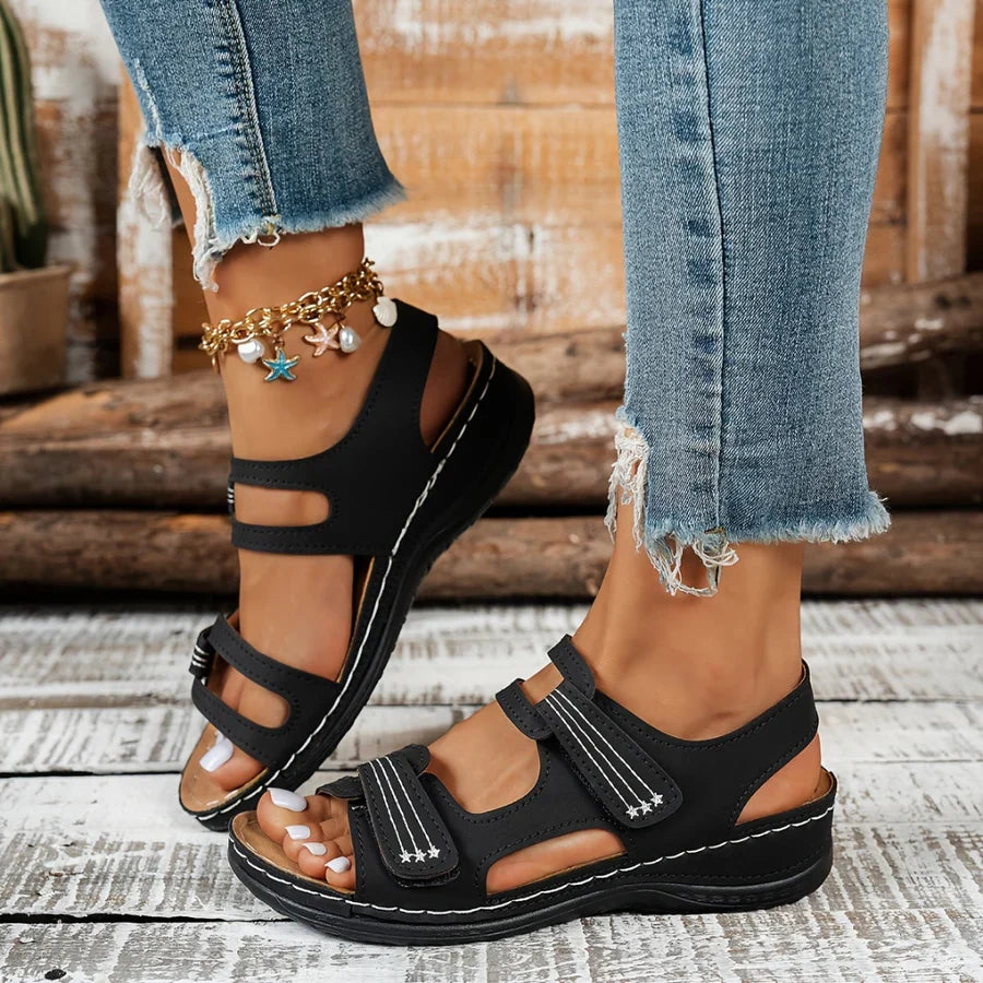 Mar - Sandalias de confort ergonómico con suela cómoda