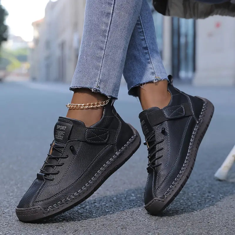 Marta - Zapatillas ergonómicas de confort diario de efecto piel
