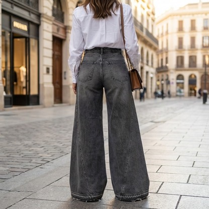 Aitana - Vaqueros oversize de tiro alto y pernera amplia