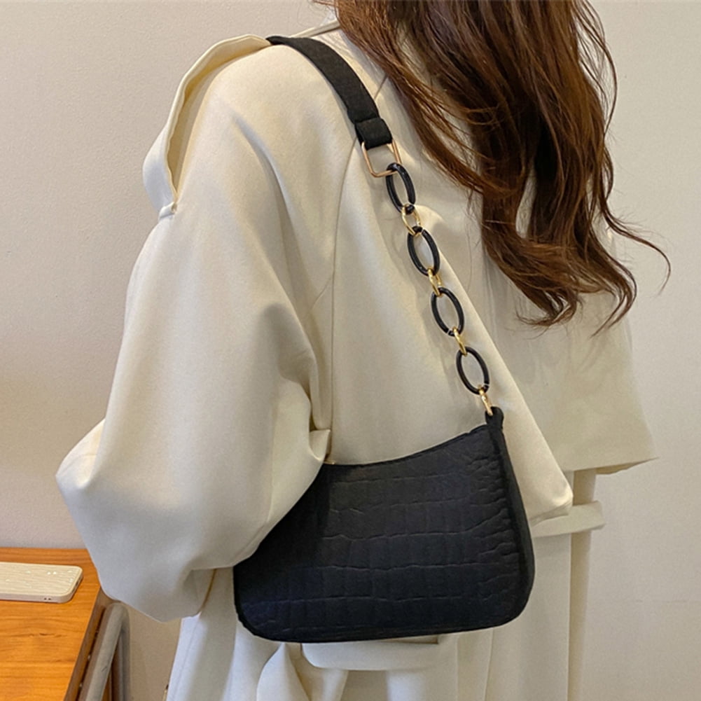 VANA - Bolso Pequeño bandolera en efecto croco - CARMEN VELVET