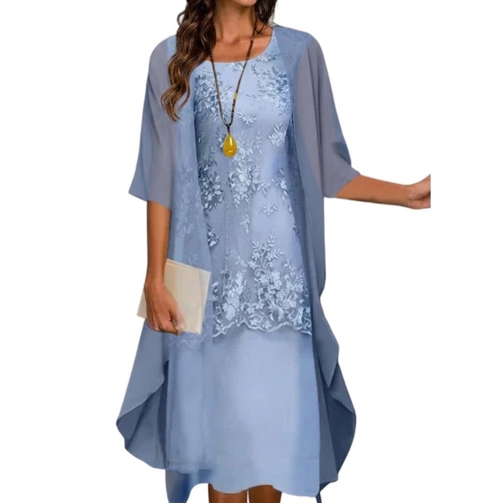 Julia - Conjunto elegante de vestido y chaqueta