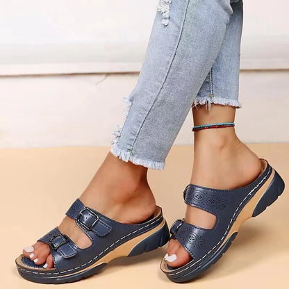 Alma - Sandalias de confort ergonómico de alivio