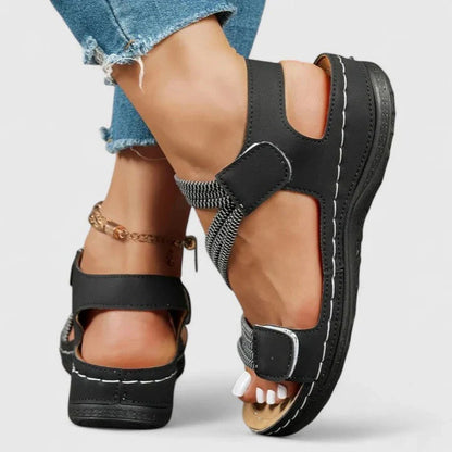 Mara - Sandalias de confort ergonómico Elegantes