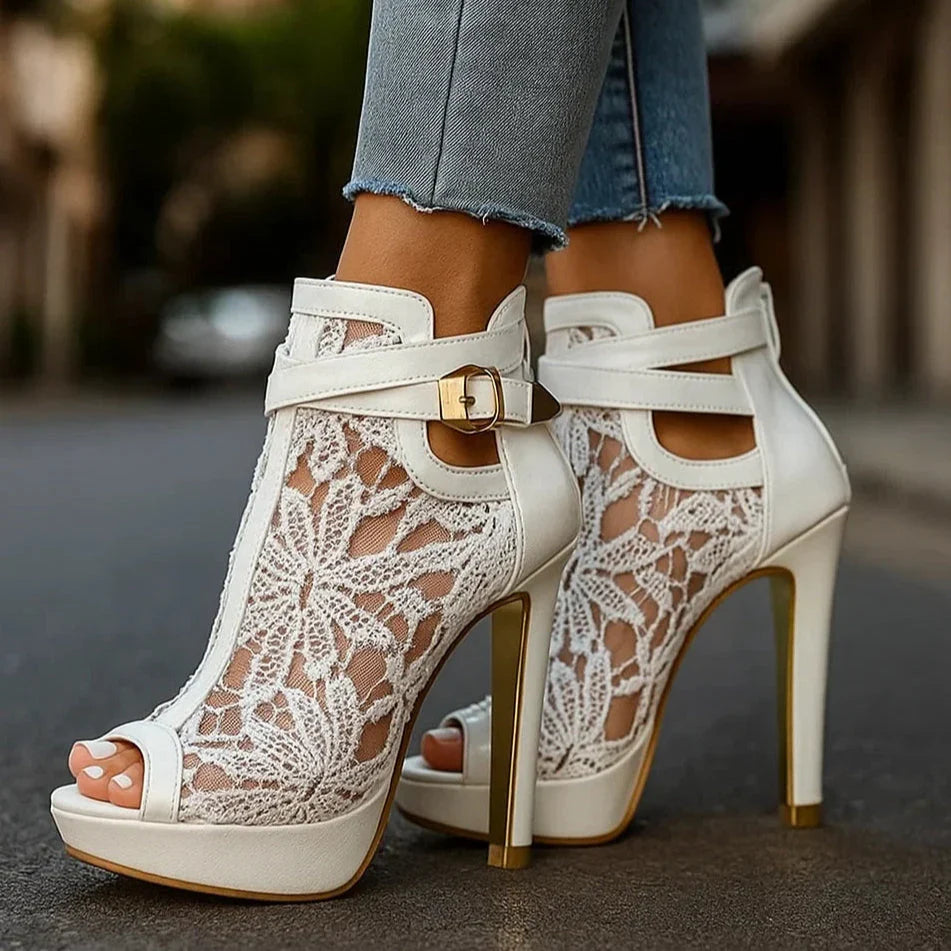 Triana - Tacones refinados de Encaje