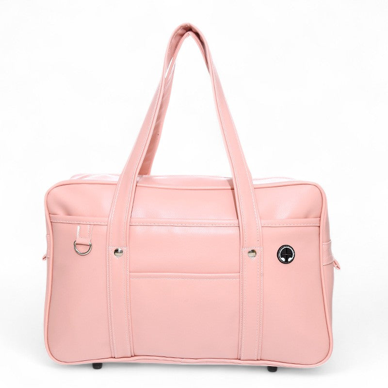 MIRIADE - Bolso para el Día a Día de cuero liso - Rosa - CARMEN VELVET