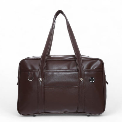 MIRIADE - Bolso para el Día a Día de cuero liso - Marrón - CARMEN VELVET