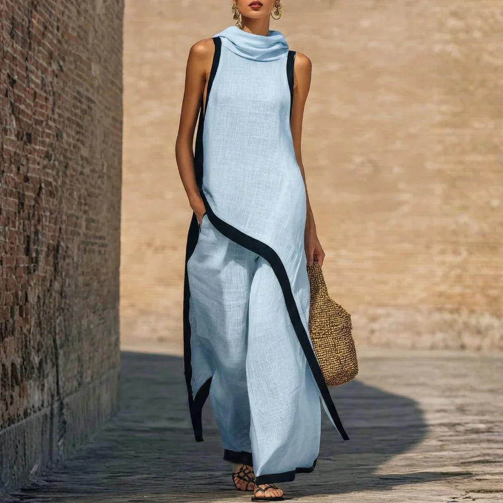 Amaya - Conjunto elegante efecto lino