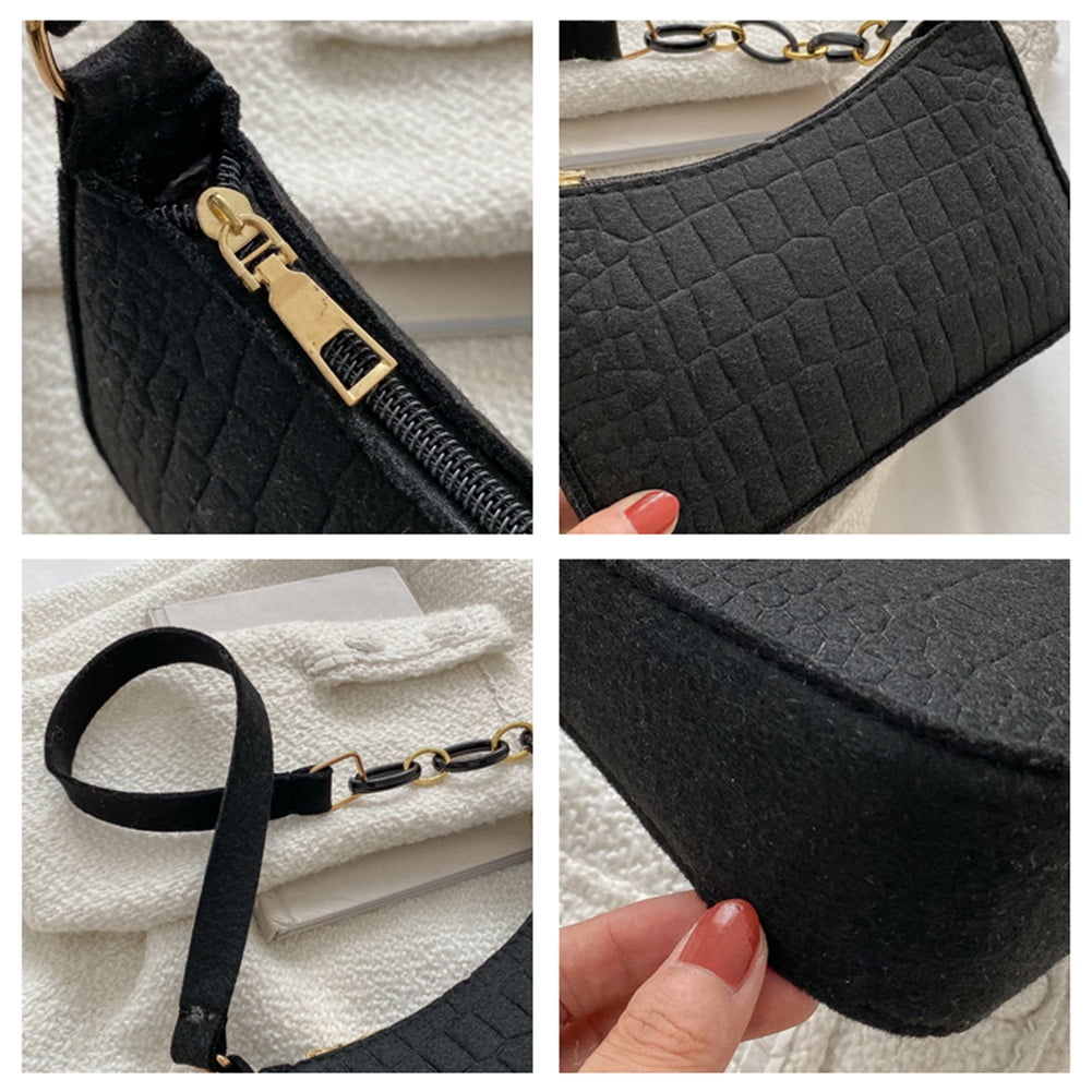 VANA - Bolso Pequeño bandolera en efecto croco - CARMEN VELVET