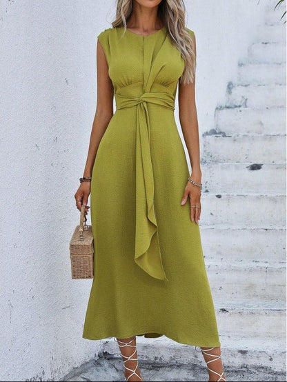 Briela - Vestido elegante sin mangas con cintura ajustable