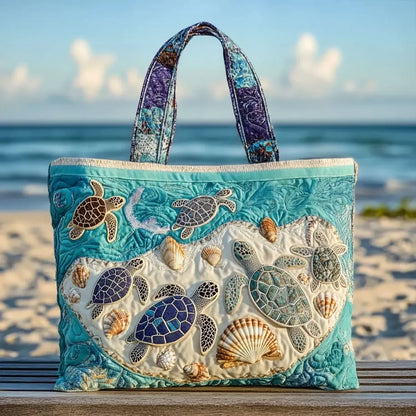 Elisa - Sac artisanal à motif tortues — image 1