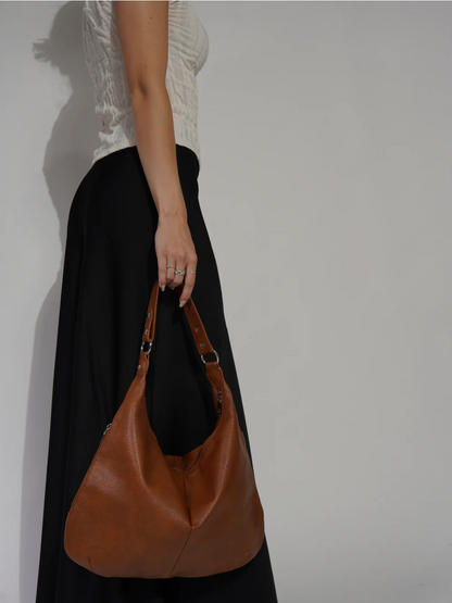 YELENA - Bolso Tote lujo en cuero suave - CARMEN VELVET