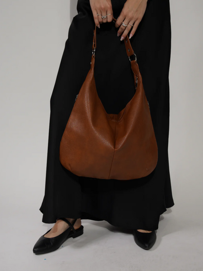 YELENA - Bolso Tote lujo en cuero suave - CARMEN VELVET