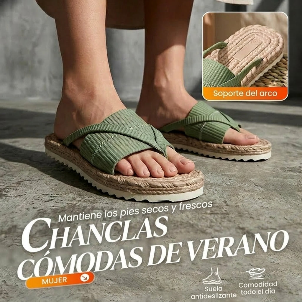 Mara - Chanclas veraniegas de confort diario