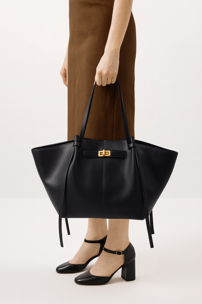 ARYS - Bolso para el Día a Día de cuero elegante gran capacidad Café - CARMEN VELVET