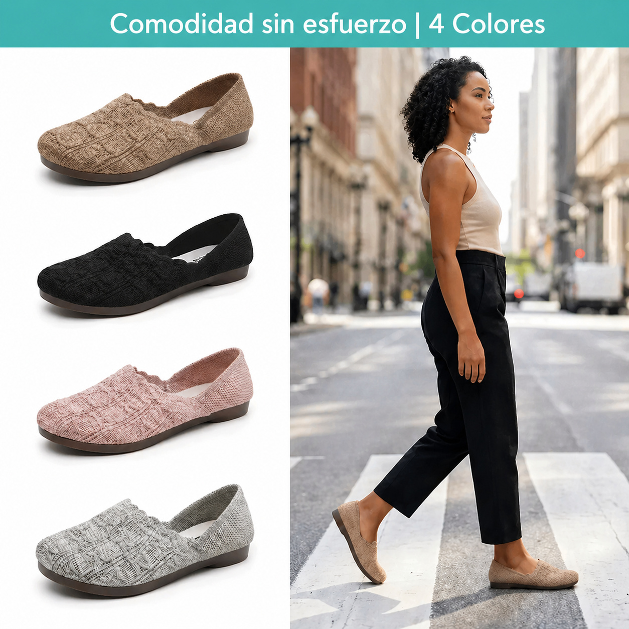 Nora - Zapatos ligeros de tejido transpirable