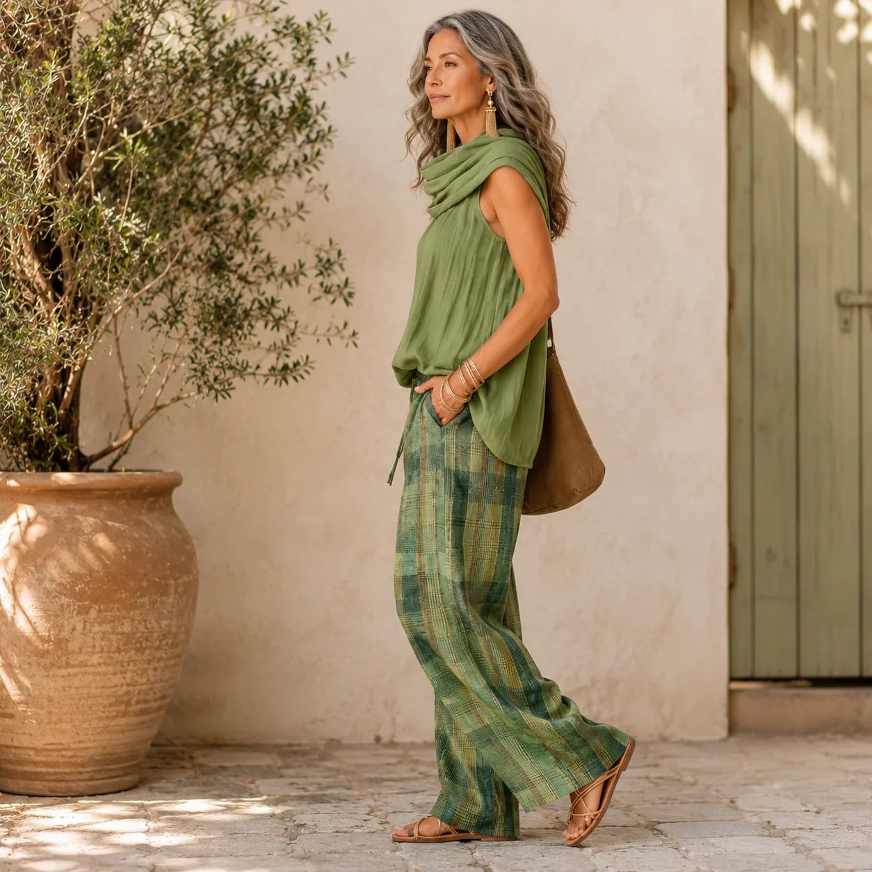 Marina - Conjunto Esencia Natural cómodo con elegancia artesanal