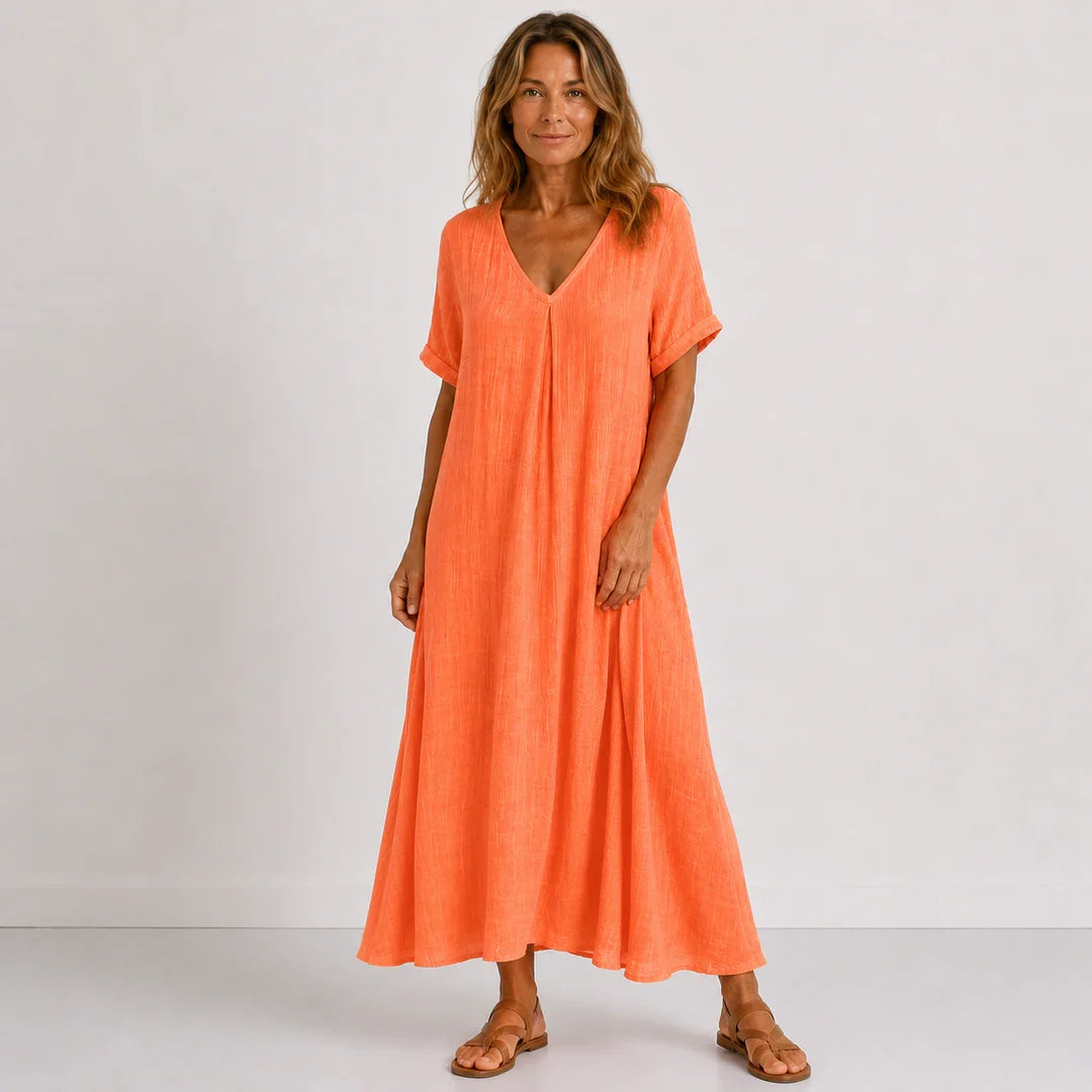 Mara - Vestido largo de caída ligera