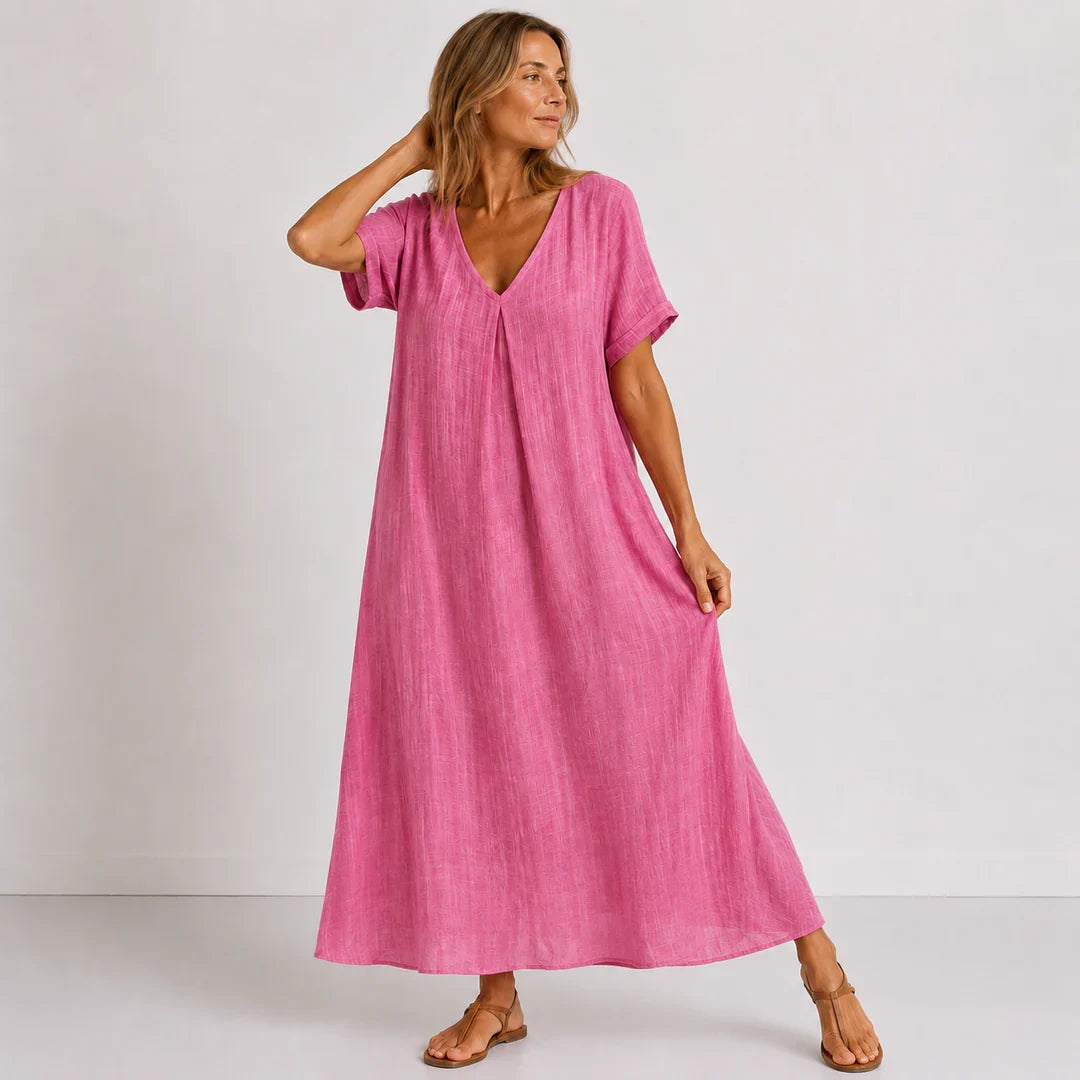 Mara - Vestido largo de caída ligera