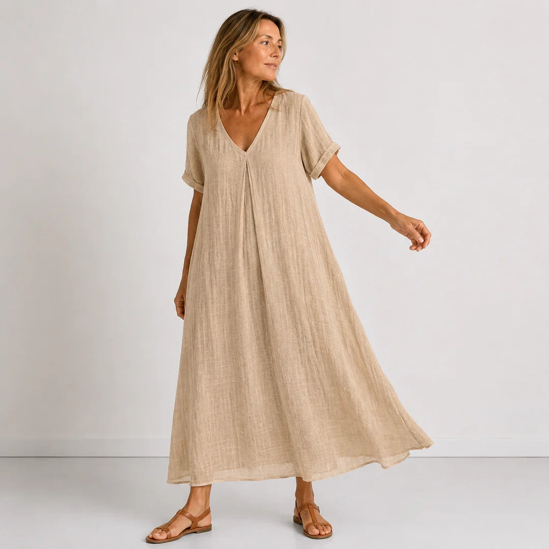Mara - Vestido largo de caída ligera