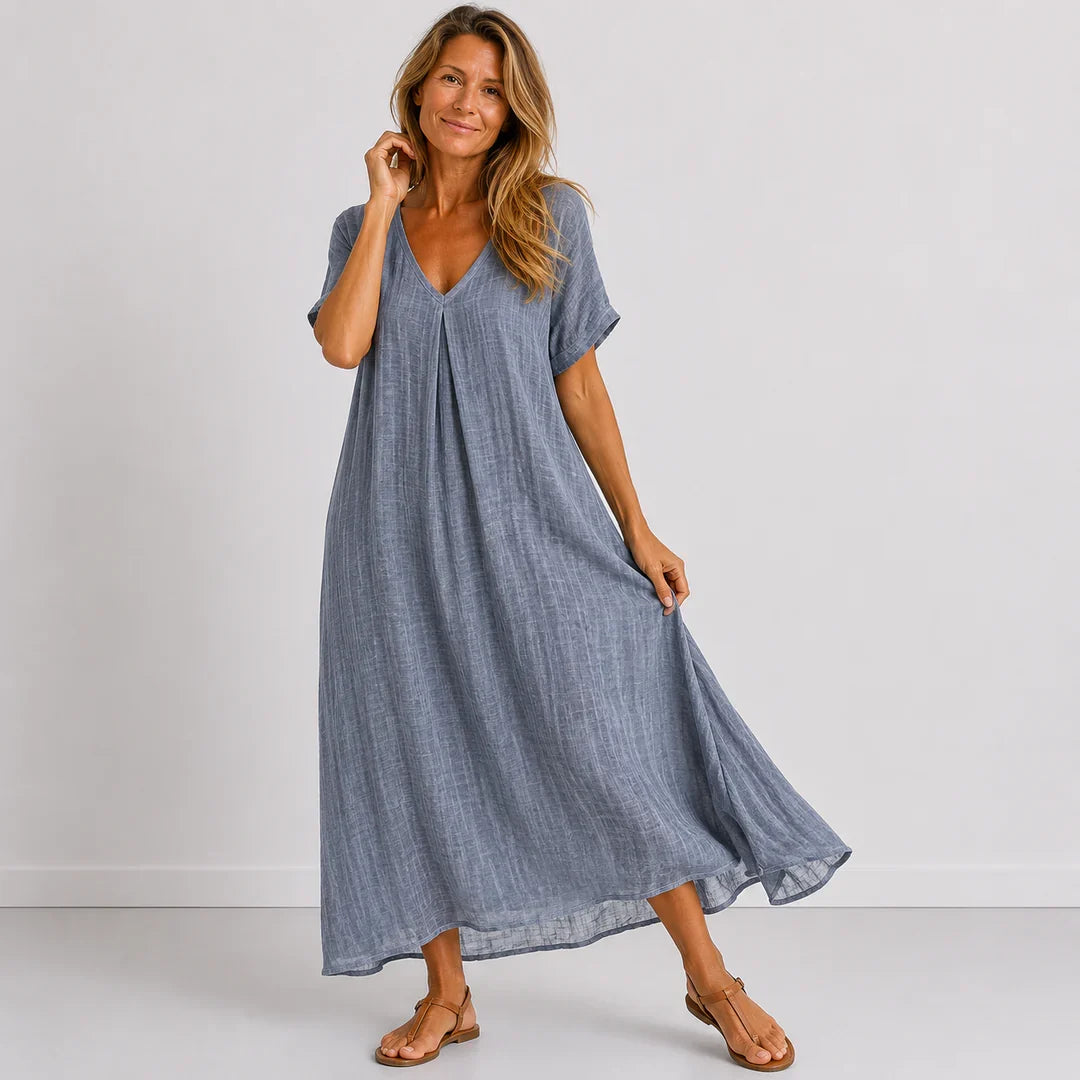 Mara - Vestido largo de caída ligera