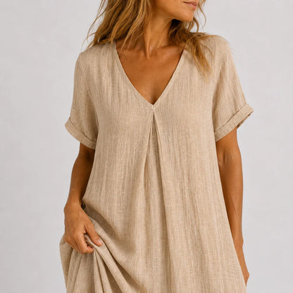 Mara - Vestido largo de caída ligera