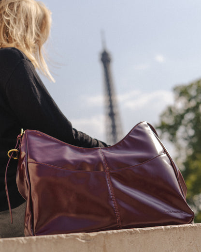 NOVA - Sac du quotidien en cuir verni — image 3